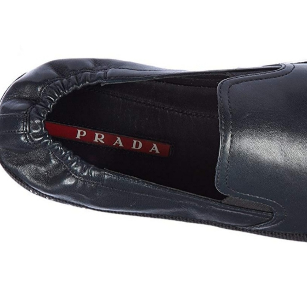 Authentic Luxury Prada Slipper Shoes 4d2363 black